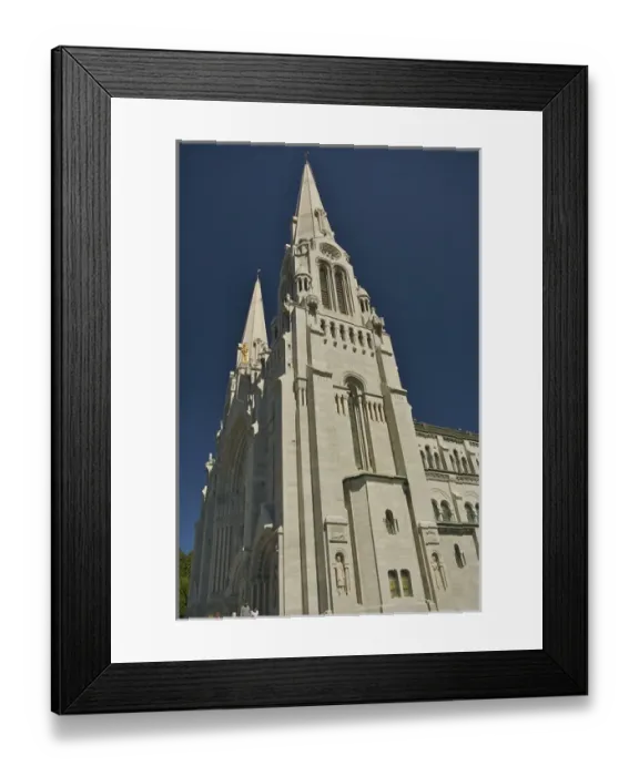 Framed Print : North America, Canada, Quebec, Sainte-Anne-de-Beaupre. Sainte-Anne-de-Beaupre Basilica