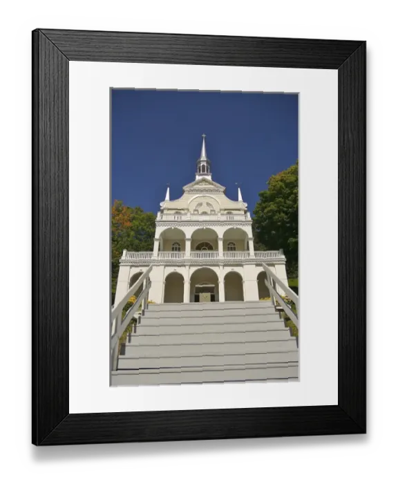 Framed Print : Sainte-Anne-de-Beaupre, North America, Canada, Quebec. Scala Santa Chapel (Chapel