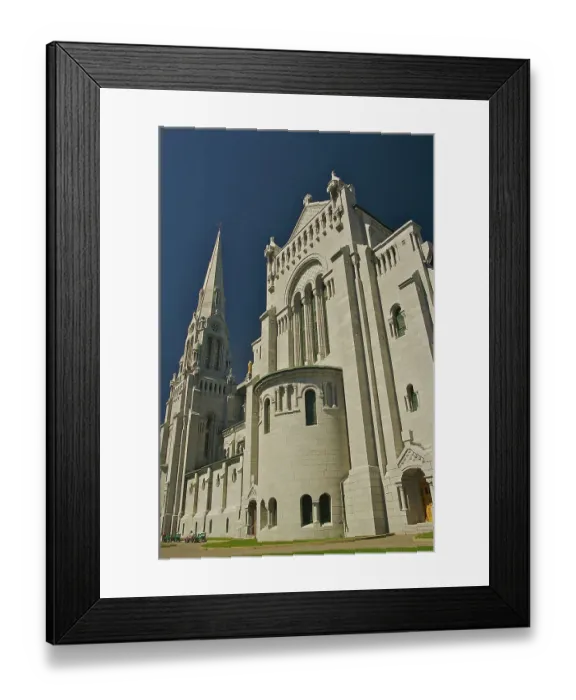 Framed Print : North America, Canada, Quebec, Sainte-Anne-de-Beaupre. Sainte-Anne-de-Beaupre Basilica