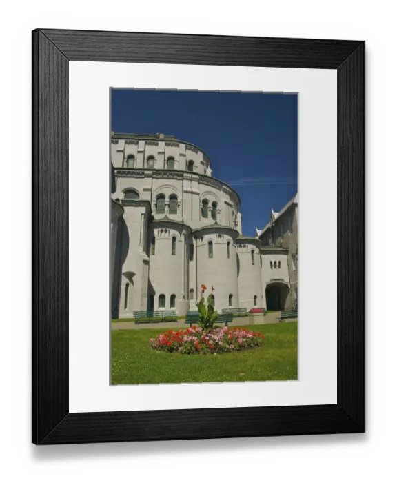 Framed Print : North America, Canada, Quebec, Sainte-Anne-de-Beaupre. Sainte-Anne-de-Beaupre Basilica