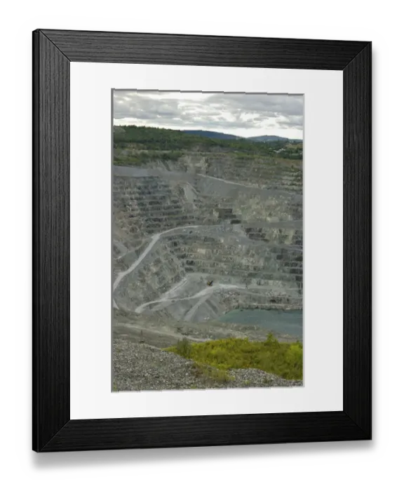 Framed Print : North America, Canada, Quebec, Centre-du-Quebec, Asbestos. Asbestos mine Framed Print : North America, Canada, Quebec, Centre-du-Quebec, Asbestos. Asbestos mine