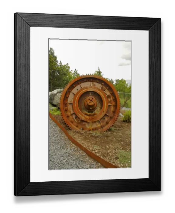 Framed Print : North America, Canada, Quebec, Centre-du-Quebec, Asbestos. Display of a component Framed Print : North America, Canada, Quebec, Centre-du-Quebec, Asbestos. Display of a component