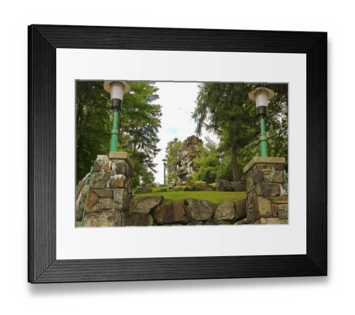 Framed Print : North America, Canada, Quebec, Mauricie, Grand-Mere. Looking up towards Grand-Mere