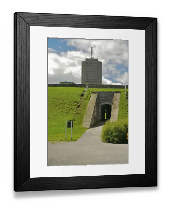 Framed Print : North America, Canada, Quebec, Old Quebec City. View from within the walls towards