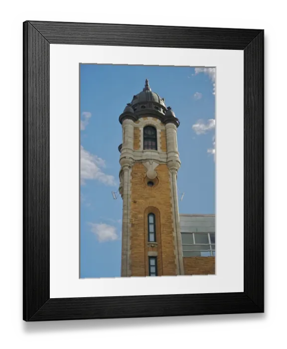 Framed Print : North America, Canada, Quebec, Old Quebec City, Basse Ville. Brick tower Framed Print : North America, Canada, Quebec, Old Quebec City, Basse Ville. Brick tower