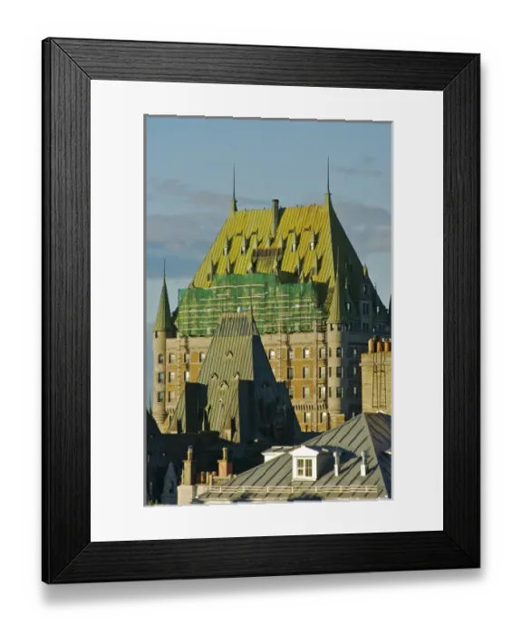 Framed Print : North America, Canada, Quebec, Old Quebec City. Copper roof of the Chateau Frontenac Framed Print : North America, Canada, Quebec, Old Quebec City. Copper roof of the Chateau Frontenac