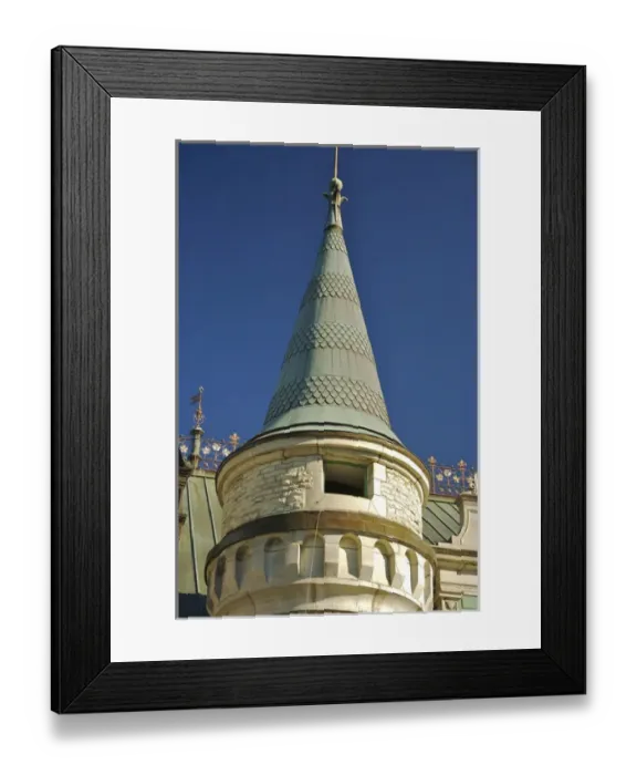 Framed Print : North America, Canada, Quebec, Quebec City. A tower of the Military Hall Framed Print : North America, Canada, Quebec, Quebec City. A tower of the Military Hall