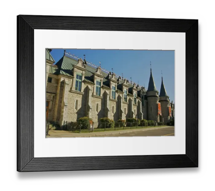 Framed Print : North America, Canada, Quebec, Quebec City. The Military Hall Framed Print : North America, Canada, Quebec, Quebec City. The Military Hall