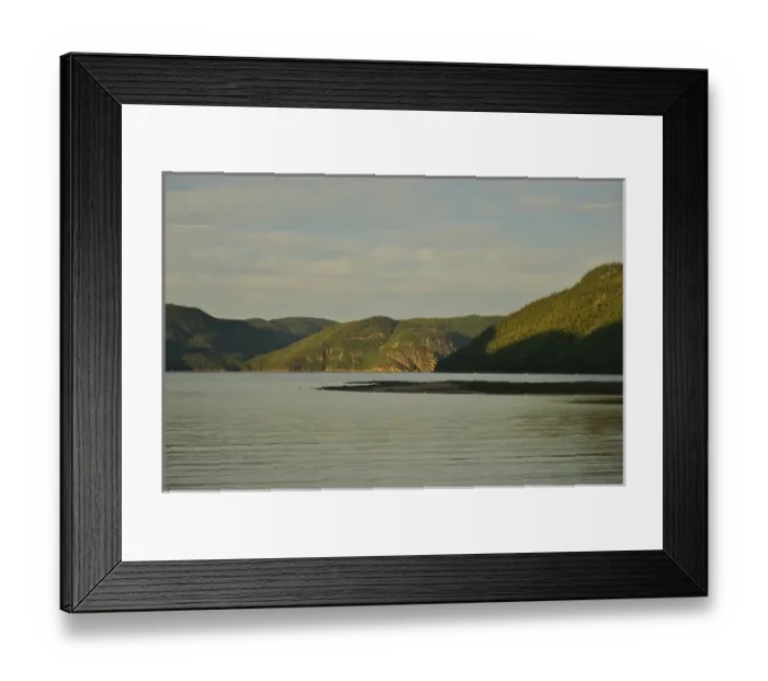 Framed Print : North America, Canada, Quebec, Saguenay, Riviere-Eternite. Saguenay Park