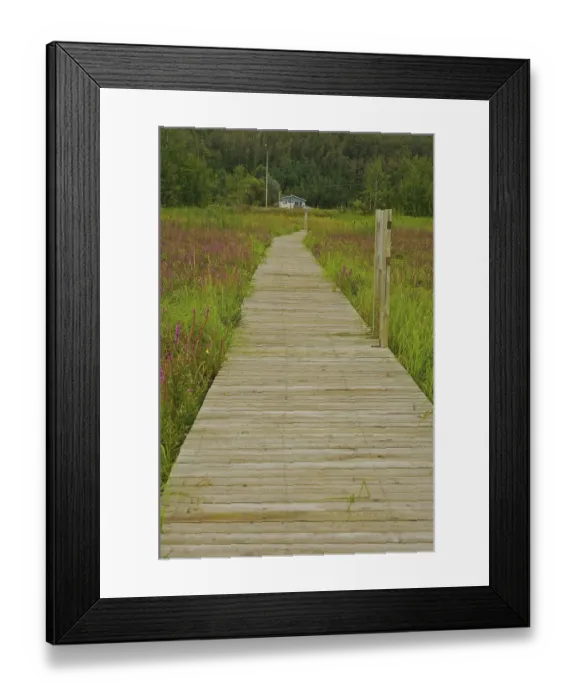 Framed Print : North America, Canada, Quebec, Saguenay, Saint-Fulgence. Looking towards a house Framed Print : North America, Canada, Quebec, Saguenay, Saint-Fulgence. Looking towards a house