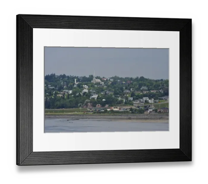 Framed Print : North America, Canada, Quebec, Saguenay, Ville de Saguenay, Chicoutimi. Chicoutimi