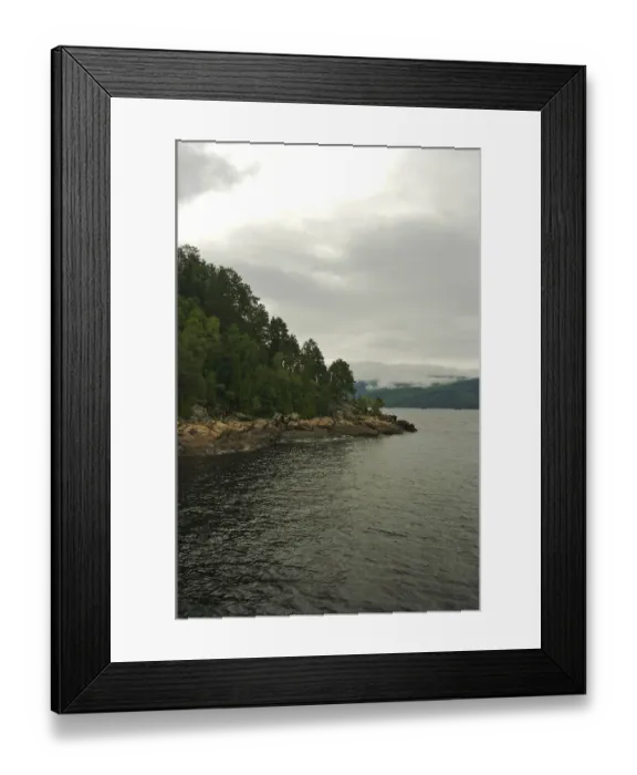 Framed Print : North America, Canada, Quebec, Saguenay, Sainte-Rose-du-Nord. View of the rocky