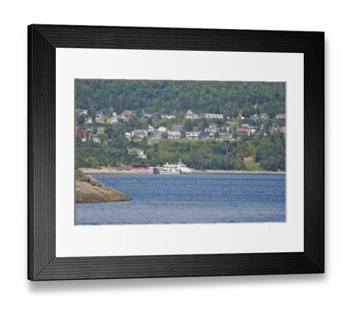 Framed Print : North America, Canada, Quebec, Charlevoix, Baie-Sainte-Catherine. The municipal wharf Framed Print : North America, Canada, Quebec, Charlevoix, Baie-Sainte-Catherine. The municipal wharf