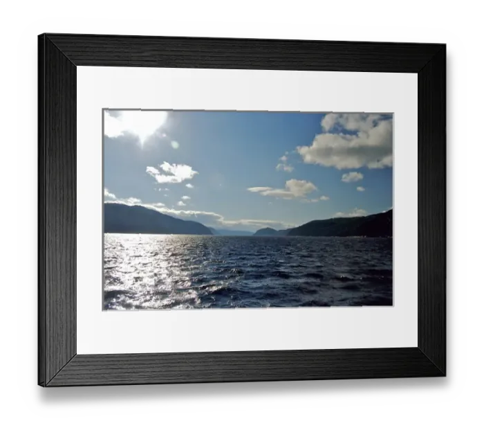 Framed Print : North America, Canada, Quebec. View of Saguenay Fjord from on board the ferry as