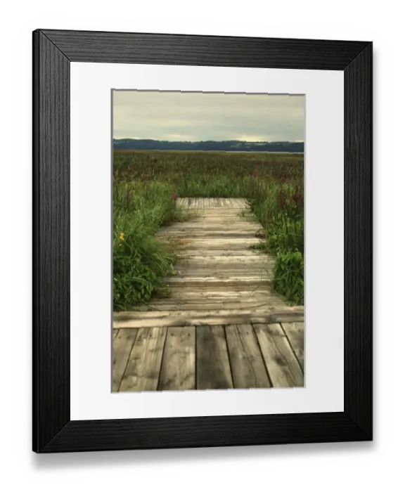Framed Print : Battures de Saint-Fulgence, North America, Canada, Quebec, Saguenay, Saint-Fulgence