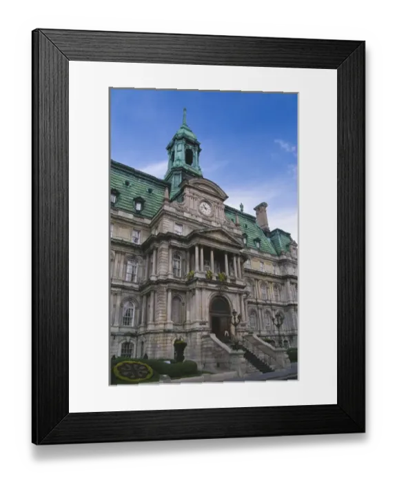 Framed Print : Canada, Quebec, Montreal, Montreal City Hall (Hotel de Ville) Framed Print : Canada, Quebec, Montreal, Montreal City Hall (Hotel de Ville)