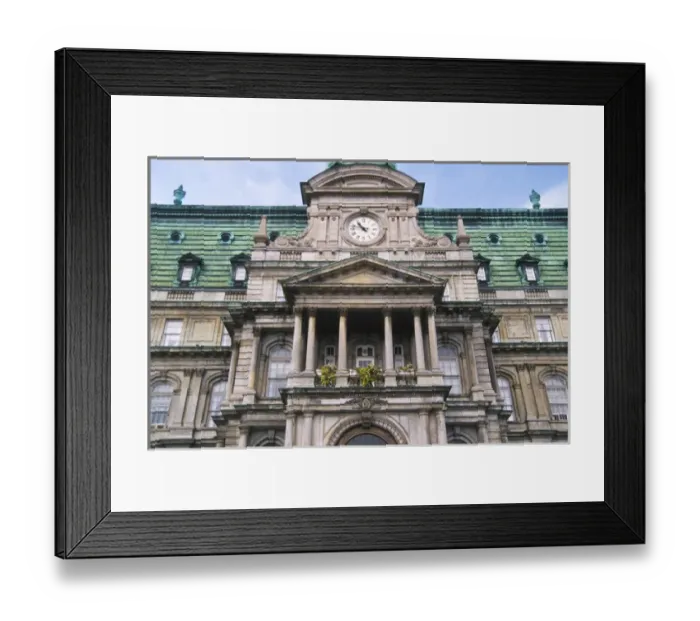 Framed Print : Canada, Quebec, Montreal, Montreal City Hall (Hotel de Ville) Framed Print : Canada, Quebec, Montreal, Montreal City Hall (Hotel de Ville)