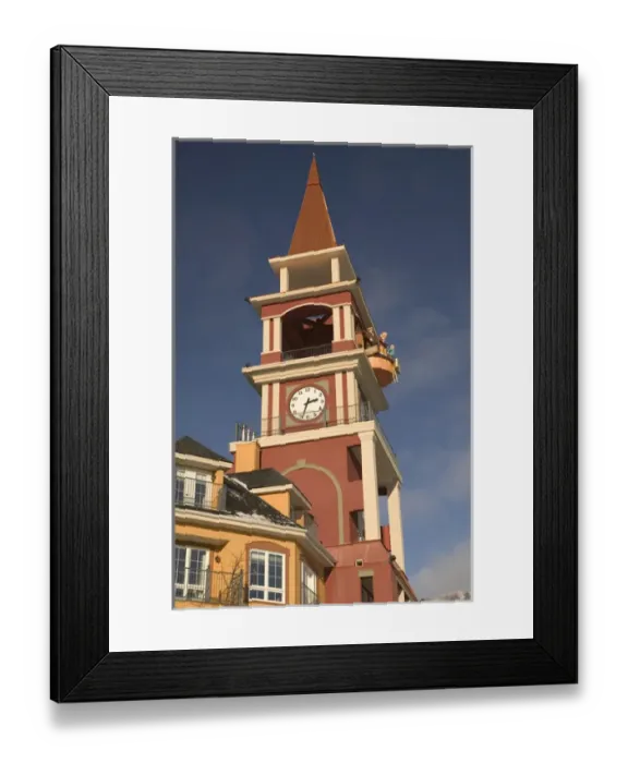 Framed Print : Canada-Quebec-The Laurentians: Mont Tremblant Ski Village-Tremblant Sunstar Hotel Tower Framed Print : Canada-Quebec-The Laurentians: Mont Tremblant Ski Village-Tremblant Sunstar Hotel Tower