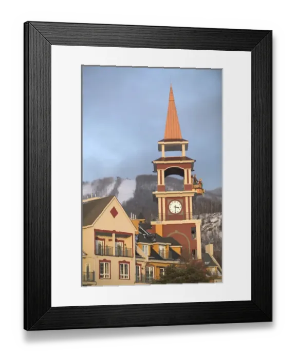 Framed Print : Canada-Quebec-The Laurentians: Mont Tremblant Ski Village-Tremblant Sunstar Hotel Tower Framed Print : Canada-Quebec-The Laurentians: Mont Tremblant Ski Village-Tremblant Sunstar Hotel Tower
