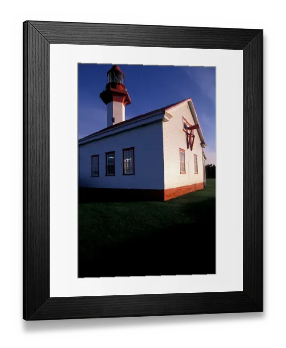 Framed Print : Canada, Quebec, Gaspe. Metis Sur Mer Lighthouse, Grand Metis Framed Print : Canada, Quebec, Gaspe. Metis Sur Mer Lighthouse, Grand Metis