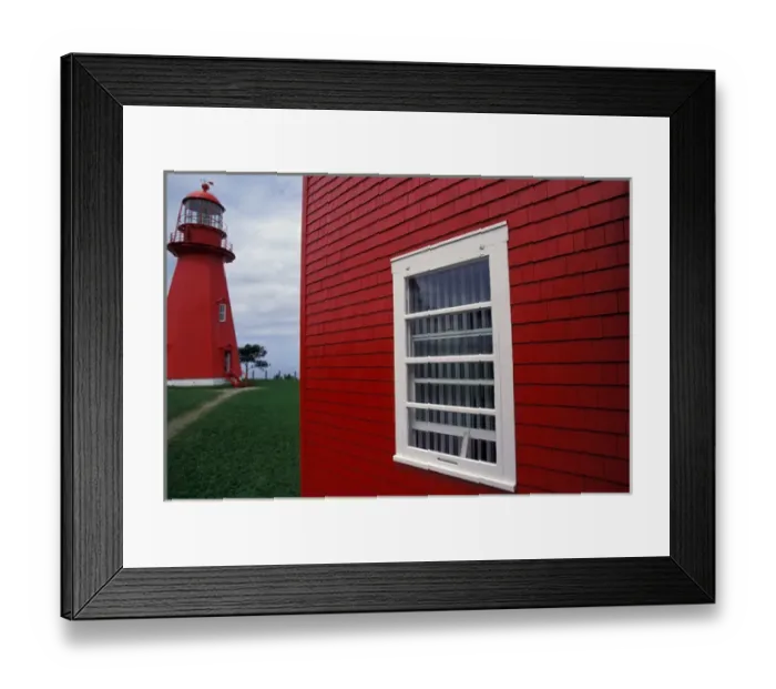 Framed Print : Canada, Quebec, Gaspe. La Martre Lighthouse details Framed Print : Canada, Quebec, Gaspe. La Martre Lighthouse details