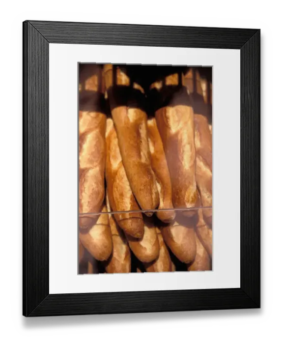 Framed Print : North America, Canada, Quebec, Montreal. French baguettes, Bakery on Boulevard Saint-Laurent Framed Print : North America, Canada, Quebec, Montreal. French baguettes, Bakery on Boulevard Saint-Laurent