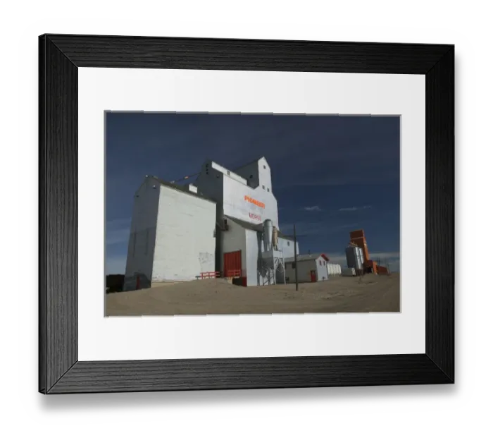 Framed Print : 02. Canada, Saskatchewan, Morse: Grain Elevators Framed Print : 02. Canada, Saskatchewan, Morse: Grain Elevators