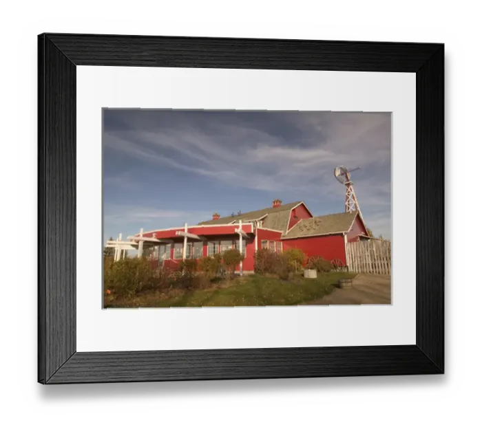 Framed Print : 02. Canada, Saskatchewan, Saskatoon: The Berry Barn