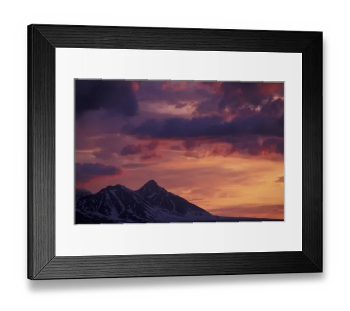 Framed Print : North America, Canada, Yukon, Haines Junction, St. Elias Mountains. Sunset Framed Print : North America, Canada, Yukon, Haines Junction, St. Elias Mountains. Sunset