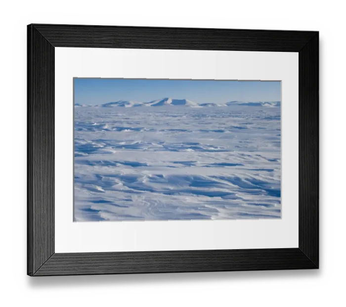 Framed Print : landscape of the frozen Arctic ocean west of Herschel Island, off the Mackenzie River delta Framed Print : landscape of the frozen Arctic ocean west of Herschel Island, off the Mackenzie River delta