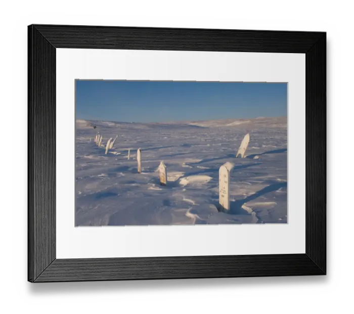 Framed Print : inupiat graveyard on Herschel island, off the Mackenzie River delta, Yukon Territory Framed Print : inupiat graveyard on Herschel island, off the Mackenzie River delta, Yukon Territory