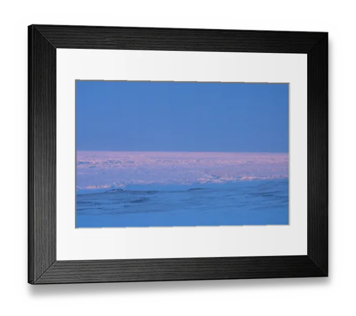 Framed Print : open leads in the pack ice on the frozen Arctic ocean, off Herschel Island Framed Print : open leads in the pack ice on the frozen Arctic ocean, off Herschel Island
