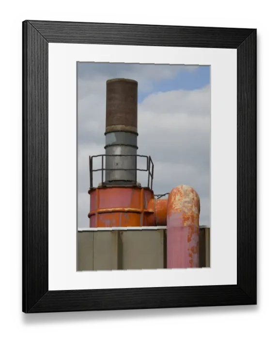 Framed Print : Canada: Trail, Teck Cominco Smelting Plant, Columbia River Basin