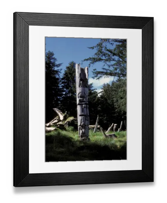 Framed Print : North America, Canada, Totem pole Framed Print : North America, Canada, Totem pole
