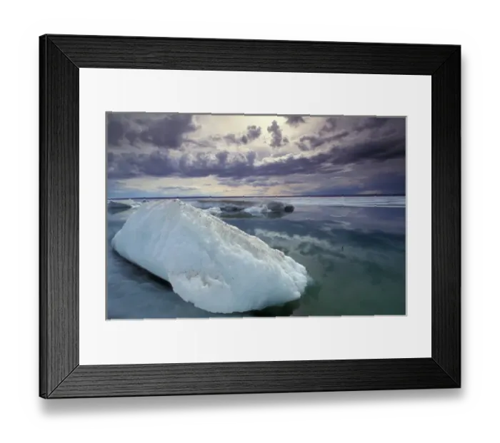 Framed Print : NA, Canada, Nunavut, Somerset Island, Sea ice Framed Print : NA, Canada, Nunavut, Somerset Island, Sea ice
