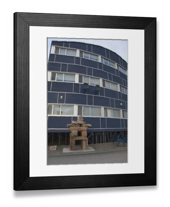 Framed Print : Arctic Canada, Nunavut, Baffin Island, Iqaluit (aka Frobisher Bay). Nunavut s
