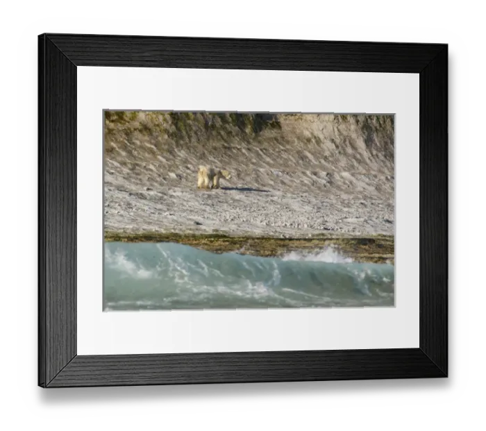 Framed Print : Canada, Nunavut, Qikiqtaaluk Region, Akpatok Island. Uninhabited island, largest in Ungava Bay