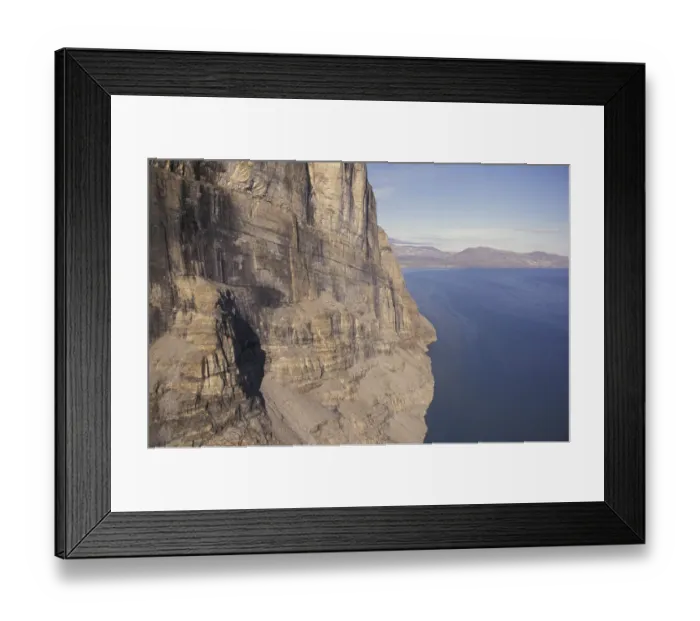 Framed Print : NA, Canada, Canadian Arctic, Baffin Island Aerial view of Itirbilung Fjord Framed Print : NA, Canada, Canadian Arctic, Baffin Island Aerial view of Itirbilung Fjord