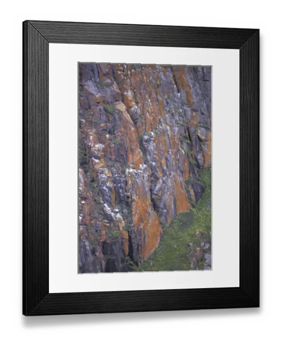 Framed Print : NA, Canada, Canadian Arctic, Baffin Island Cliff walls near Hecla Strait Framed Print : NA, Canada, Canadian Arctic, Baffin Island Cliff walls near Hecla Strait