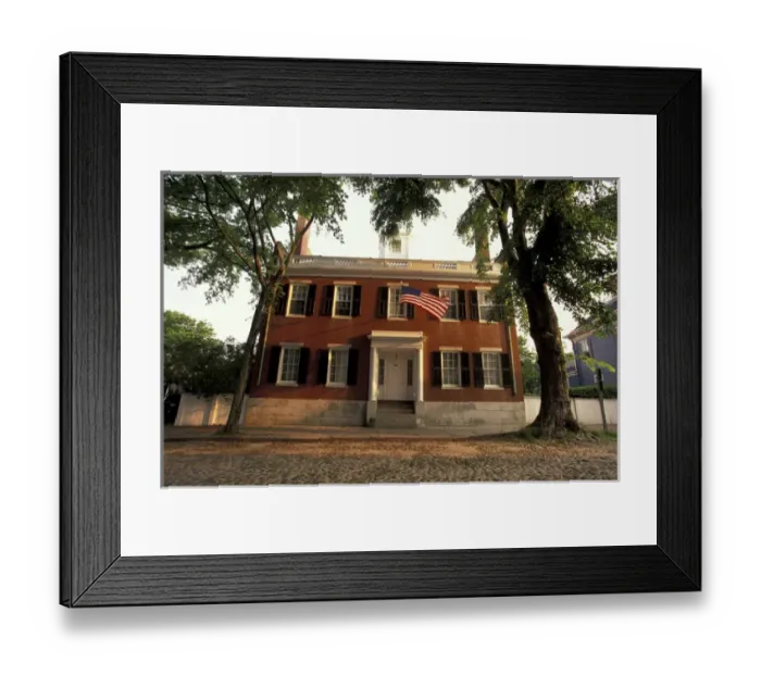 Framed Print : NA, USA, Massachusetts, Nantucket Island Morning light, Main Street, Nantucket Town Framed Print : NA, USA, Massachusetts, Nantucket Island Morning light, Main Street, Nantucket Town