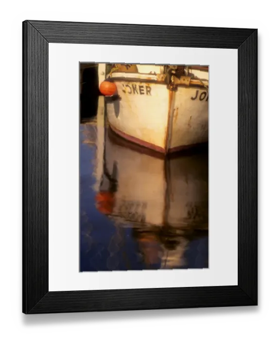 Framed Print : 02. Wooden Fishing boat (Editorial Usage Only)