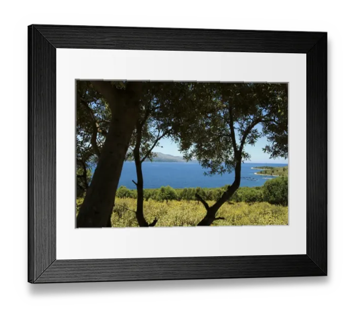 Framed Print : Albania, Butrint, Ksamili bay