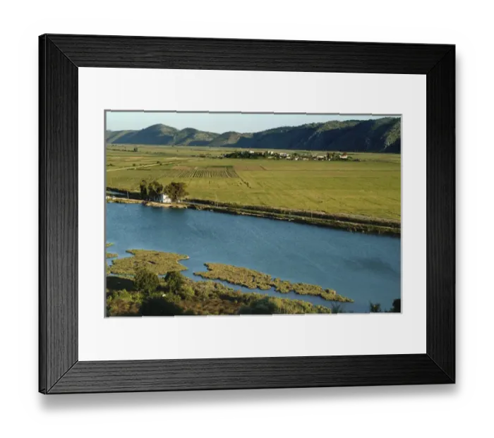 Framed Print : Albania, Butrint, Butrint National park, Butrint lake Framed Print : Albania, Butrint, Butrint National park, Butrint lake