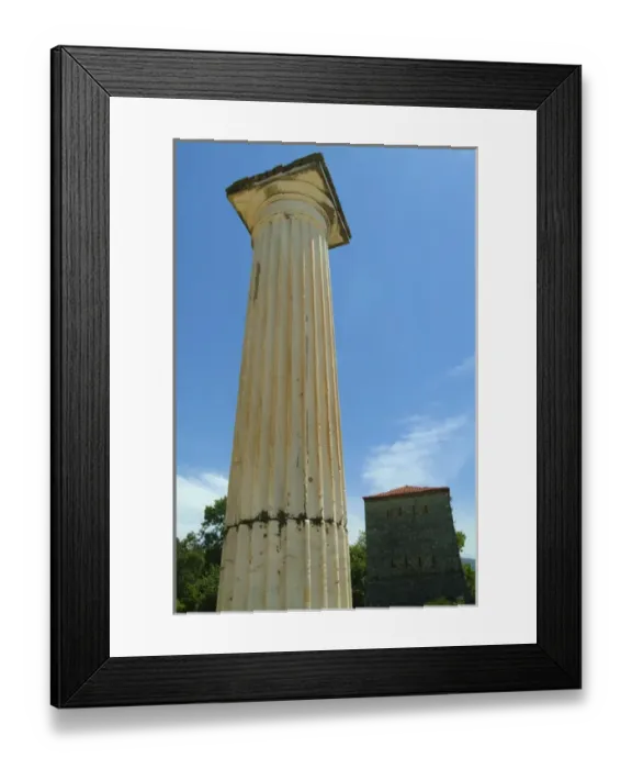Framed Print : Albania, Butrint, site of ancient Buthrotum, a port from Hellenistic to Ottoman times