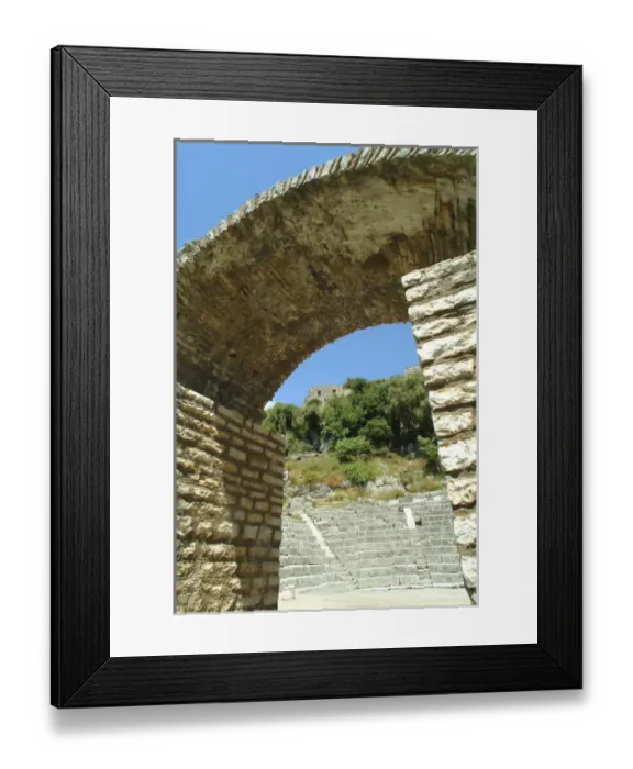 Framed Print : Albania, Butrint, site of ancient Buthrotum, a port from Hellenistic to Ottoman times Framed Print : Albania, Butrint, site of ancient Buthrotum, a port from Hellenistic to Ottoman times