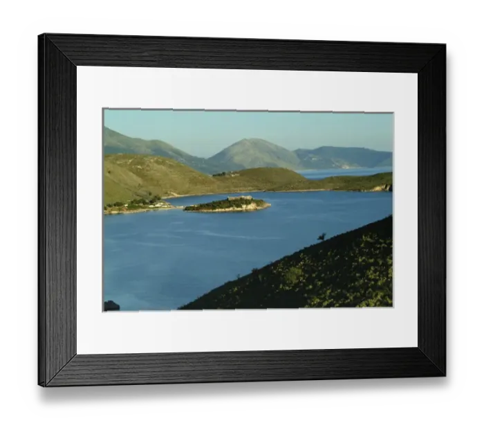 Framed Print : Albania, Porto Palermo bay Framed Print : Albania, Porto Palermo bay