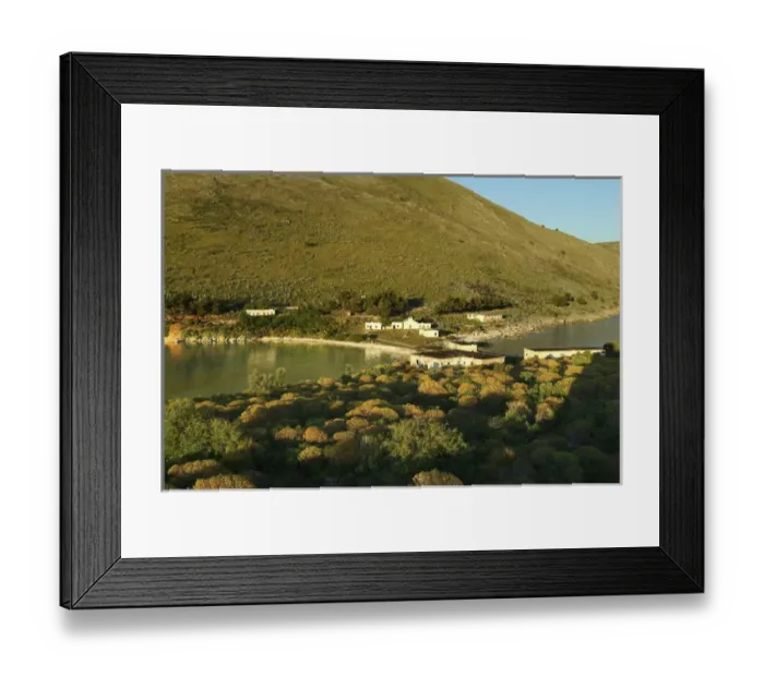 Framed Print : Albania, Porto Palermo bay