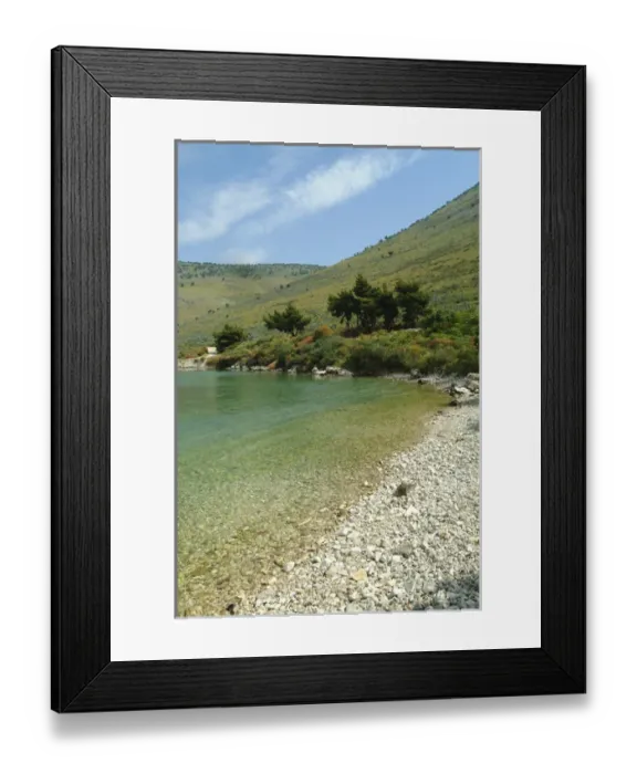 Framed Print : Albania, Porto Palermo bay Framed Print : Albania, Porto Palermo bay