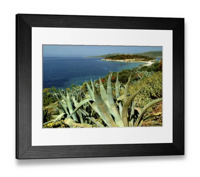 Framed Print : Albania, Porto Palermo bay Framed Print : Albania, Porto Palermo bay