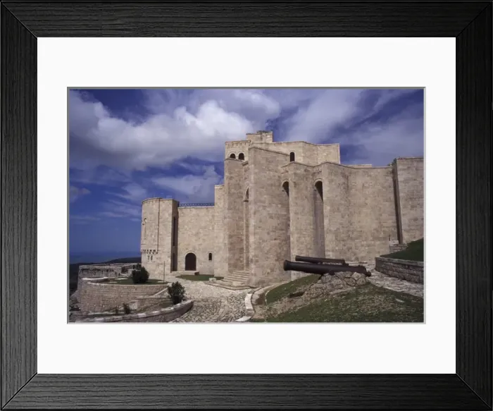 Framed Print : Europe, Albania, Kruja, the fortress. Built in the citadel that belonged to the national Framed Print : Europe, Albania, Kruja, the fortress. Built in the citadel that belonged to the national